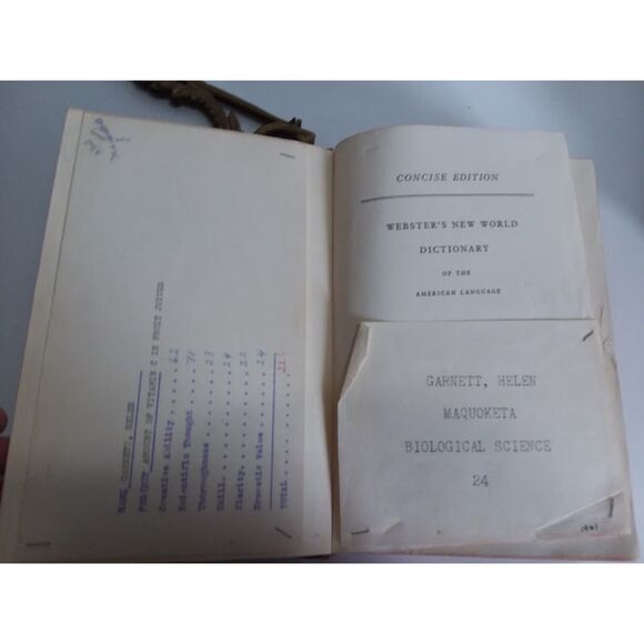 Websters New World Dictionary of the American Language Hardcover Book Co… - Picture 6 of 7